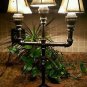 Industrial Pipe Goblet Lamp with shades