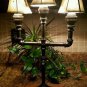 Industrial Pipe Goblet Lamp with shades