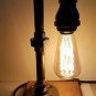 Retro Industrial Pipe Desk Lamp steampunk style with vintage edison bulb