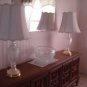 Handcrafted Industrial Pipe Goblet Lamp with nostolgic Lamp Shades in Hazelnut