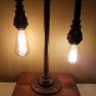 Handcrafted Vintage style Industrial Iron Pipe Table lamp