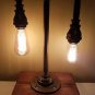 Handcrafted Vintage style Industrial Iron Pipe Table lamp