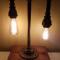 Handcrafted Vintage style Industrial Iron Pipe Table lamp