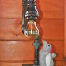 Handcrafted Industrial  Steam Black punk style Lamp with Nostalgic edison bulb