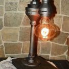 Retro Industrial Vintage Steampunk Waterspout style Lamp with  edison bulb