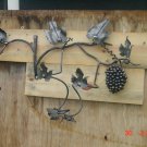 Hand Forged Grape Wine Rack