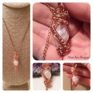Genuine Rainbow Moonstone Chip Necklace
