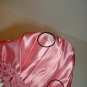 Vintage Rose Satin and Crocheted Daisy Ladys Night Cap