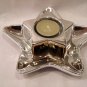 NIB Shinny Star Tea Light Holder and Tray 6-1/2"