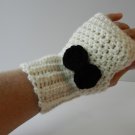 Cream Colored with Bows