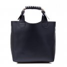 Synthetic Leather Adjustable Ladies Tote Bag - Black