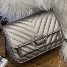 Gold Stylish Solid High Quality PU Cross-body Bag for Woman