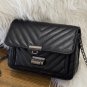 Black Stylish Solid High Quality PU Cross-body Bag for Woman