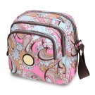 Type 1 Nylon Small Square Floral Print One Shoulder Bag Messenger Bag