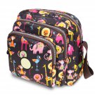 Type 3 Nylon Small Square Floral Print One Shoulder Bag Messenger Bag