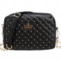 Black Fashion Candy Color Messenger Artificial leather Rivet Chain Embossed Bag
