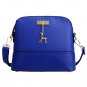 Blue Fashion Synthetic Leather Small Solid Handbag Cross Body Shoulder Bags