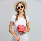 Red Girls Handmade Musette Bag Drum Pattern Small Shoulder Bag