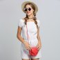 Red Girls Handmade Musette Bag Drum Pattern Small Shoulder Bag