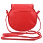 Red Girls Handmade Musette Bag Drum Pattern Small Shoulder Bag