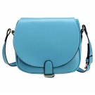 Blue Candy Color Women Synthetic Leather Shoulder Strap Bag