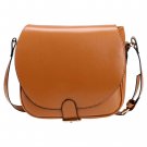 Brown Candy Color Women Synthetic Leather Shoulder Strap Bag