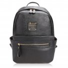 Black Artificial Leather Contrast color Shoulder Bag Backpacks