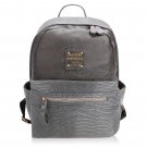 Dark gray Artificial Leather Contrast color Shoulder Bag Backpacks