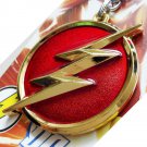 The Flash lightning keychain red gold logo