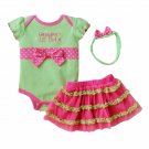 Polka Dot Baby Lil Princess 3Pcs Tutu Set