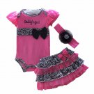 Sweet Pink Daddy's Girl's Tutu Set
