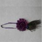 Newborn Purple Fluffy Tutu & Headband Photography Set