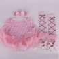 Fancy Baby Girl Autumn/Birthday Outfit, 4 Pcs/set