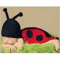 Cute Ladybug Baby Photographu Crochet Costume