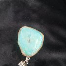 Real Banana Gem Pendant Teal