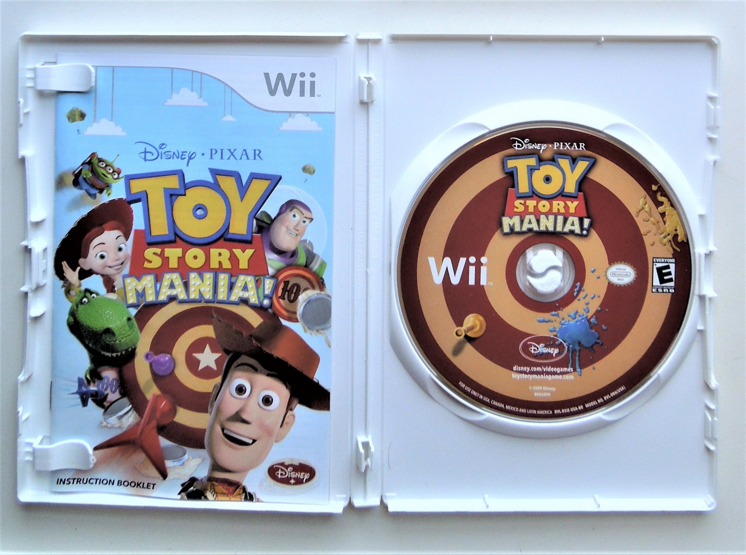 2009 Disney Pixar Toy Story Mania For Wii Game Systems