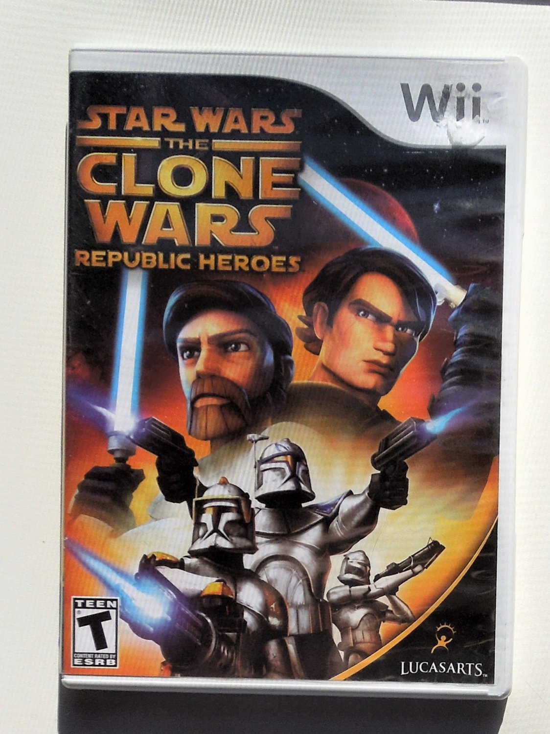 2009 Lucasarts Star Wars Clone Wars Repubic Heroes For Nintendo Wii System