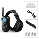 300 Yard Rechargeable LCD 100LV Level Shock Vibra Remote Pet Dog Training Collar