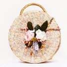 Decorated Woven Handbag: Apricot Jam Collection 01