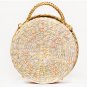 Decorated Woven Handbag: Apricot Jam Collection 01