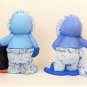 Hand Painted Ceramic Snowman Figurines