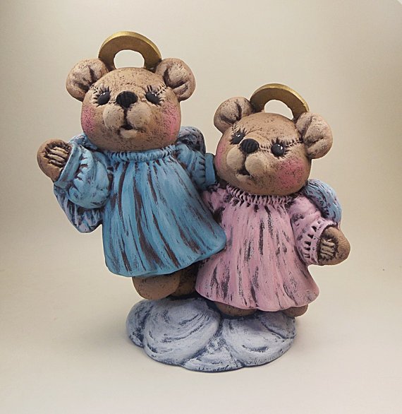 collectible ceramic teddy bears