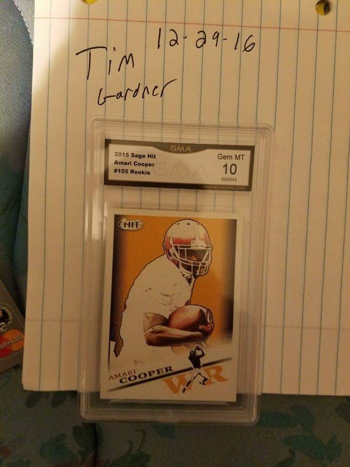 Amari Cooper RC GEM MINT