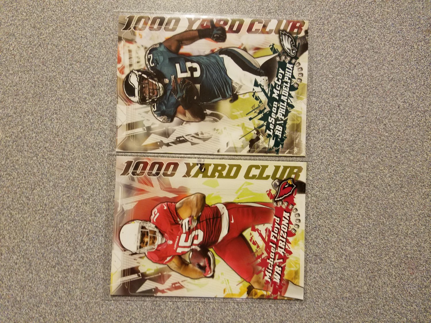 Michael Floyd & LeSean McCoy 1000 yard club