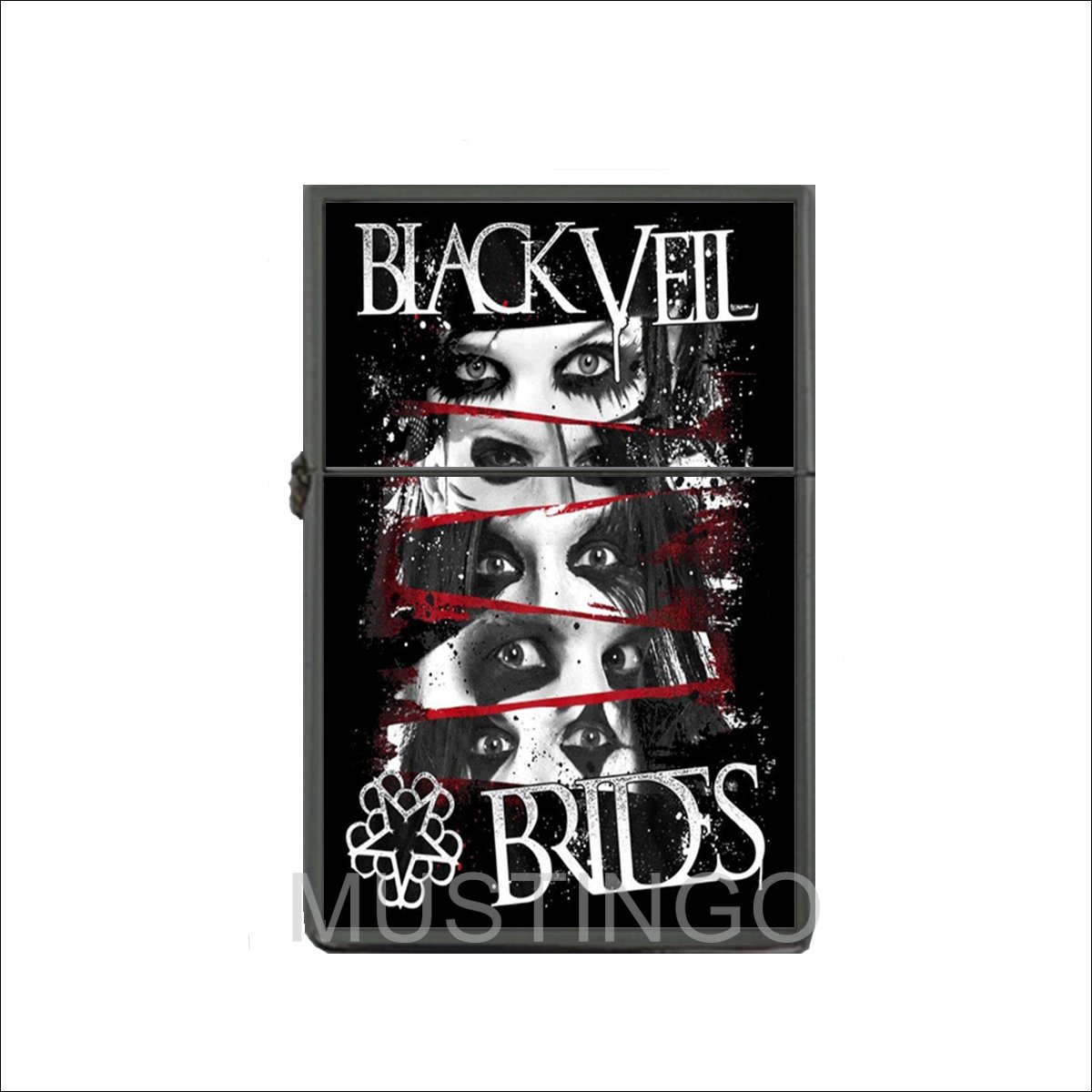 Black Veil Brides Oil Windproof Flip Top Lighters Briquet Encendedor
