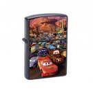 Cars Oil Windproof Flip Top Lighters Briquet Encendedor 2