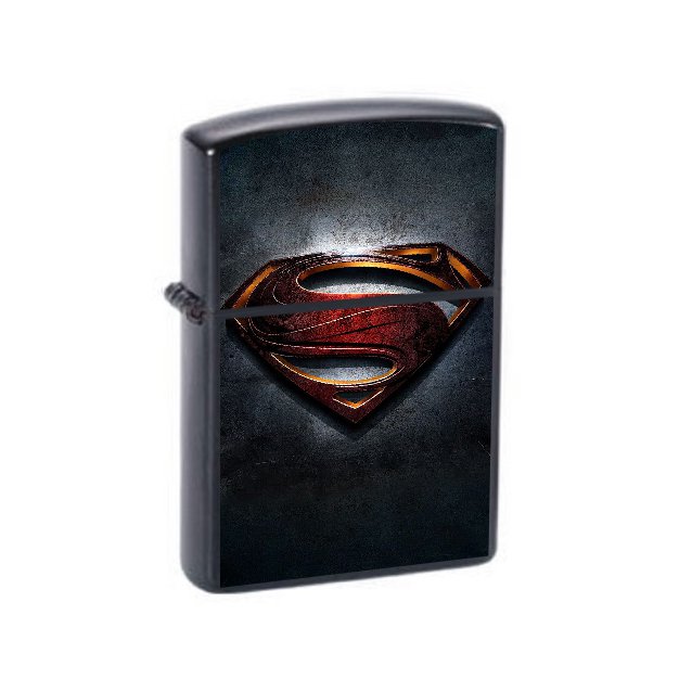 Superman - Oil Windproof Flip Top Lighters Briquet Encendedor 7