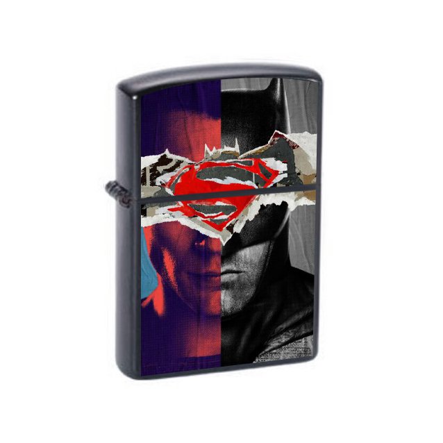 Superman Batman - Oil Windproof Flip Top Lighters Briquet Encendedor 12