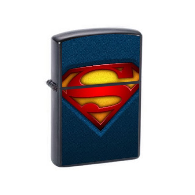 Superman - Oil Windproof Flip Top Lighters Briquet Encendedor 06