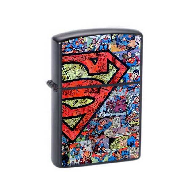 Superman - Oil Windproof Flip Top Lighters Briquet Encendedor 07